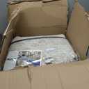 MIULEE 8x10 Vintage Washable Area Rugs Living Room Rug Low Pile Boho Floor Mat for Bedroom Dining Room Under Kitchen Table, Non-Slip Stain Resistant Soft Large Carpet for Home Decor, Neutral Beige