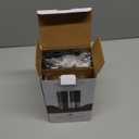 Electric Salt and Pepper Grinder Set Automatic Battery Pepper Mill Shakers Adjustable Coarseness Upgraded Larger Capacity with Led Home and Kitchen Appliances Birthday Gifts for Women Mom (Black/Black)