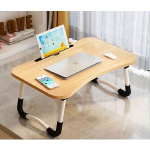Laptop Bed Table, Portable Laptop Desk Bed Tray with Foldable Legs, Lap Desk TV Tray for Breakfast Serving