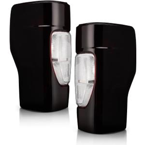 OKLPF Rear Brake Tail Lights Compatible With 2020 2021 2022 Ford F250 F350 F-250 F-350 Super Duty,Replacement LC3Z13405C,LC3Z13404C,Not Included Bulbs,Replacement Smoked Taillight Assembly