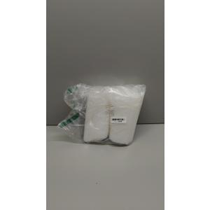 [500 Pack] White Flexible Plastic Drinking Straws Disposable Straw 8'' inches Tall