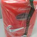 CUTIEWORLD Skincare Fridge - 4L Mini Fridge for Bedroom, Office and Car, for Refrigerating Makeup, Skincare and Food, Cooler and Warmer, Beverage Cooler, Red