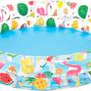Intex Inflatable Stars Kiddie 2 Ring Circles Swimming Pool (48" X 10") [Assorted Styles]