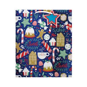 Holiday Home Sweet Treats Large Gift Bag, 10 x 4 x 12   (9 Pack)