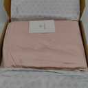 BIOWEAVES 100% Organic Cotton Sheets, 300 Thread Count 4-Piece GOTS Certified Bed Sheet Set Fits Mattress Upto 17" Deep Pocket, Soft & Silky Sateen Weave (Queen, Blush Pink)