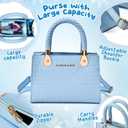 Golray Little Girls Play Purse Toys with Pretend Makeup Kit for Girl 3 4 5 6 Year Old, Sound Phone/Fake Makeup Set/Blue Wallet/Ice Princess Box Winter Christmas Birthday Gift Toddler Kid Toy Age 3-4-7