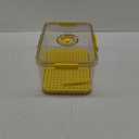 Bread Box for Homemade Bread, Bread Boxes for Kitchen Counter with Lid, Time Recording Bread Storage Container, Bread Containers Storage Airtight Loaf Bread Keeper, Yellow