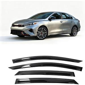MIALUTY® Window Visors Rain Guards for Kia Forte Sedan 2019-2024, Out-Channel Vent Visors Heat Insulation Sun Shade Accessories for Cars