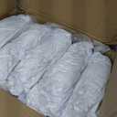 Trlyc Spandex Folding Chair Covers 100 Pcs Universal Fitted Dining Chair Cover Stretchy Slipcovers for Wedding Party Banquet Flat-Front Chairs Covers (White)