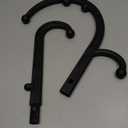 LiBa Back and Neck Massager - Trigger Point Massage Tools for Pain Relief and Manual Massage Hook Therapy Handheld Back Neck Shoulder Massager Black - Gift for Women & Men