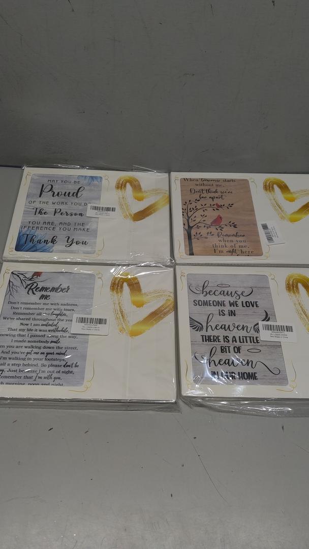 Set of 4 shupai Sympathy Gift Wood Picture Frame-8x10 Inch, Memorial Picture Frame for Loss of Loved One, Remembrance Gift for Loss, Wooden Picture Frames for Loved One In Heaven, Holds 4 x 6 Inch Photo-19