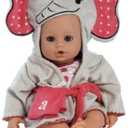 ADORA Bath Time Babies Collection, 13" Baby Doll and Clothes Set, Made with Fresh Powder Scent and Exclusive QuickDri Vinyl Body, Birthday Gift for Ages 1+ - Elephant