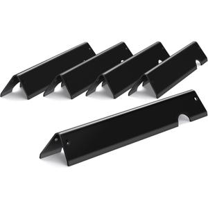 66795 GS4 Flavorizer Bars for Weber Genesis II Grill Parts, 17 Flavor Bars for Weber GS4 Genesis II 300 E-310 E-315 E-335 LX-340 Replacement Parts, Full 16GA Upgraded Porcelain-enameled Steel, 5 Pack