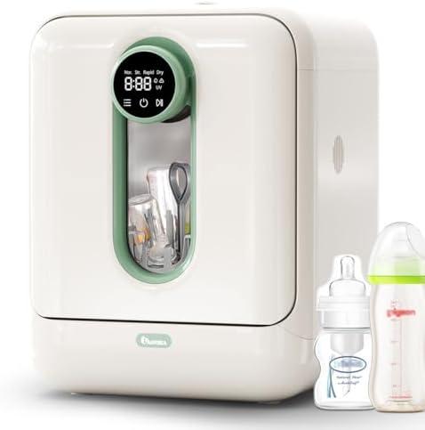IAGREEA Baby Bottle Washer, All-in-One Sterilizer and Dryer for Bottles | Nozzles on Top and Bottom, UV Sterilizer, Pump Parts & Baby Essentials, Replaces Hand Washing, BPA-Free, 72-Hour Storage