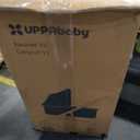 UPPAbaby Bassinet V3 - Compatible with Vista, Cruz, Ridge Strollers - Overnight Sleep Solution - Mattress, Sheet and Bug Shield Included - Greyson (Charcoal Mlange/Carbon Frame)