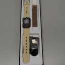 MorePro Health Fitness Tracker with Blood oxy-gen Monitor and 24/7 Heart Rate and Blood Pressure, Sleep Monitor, 120+ Sport Modes Waterproof Fitness Watch for Women Men Android iOS, Milanse Gold