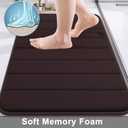 Memory Foam Bath Mat 70 x 24, Ultra Soft Absorbent Bathroom Rugs