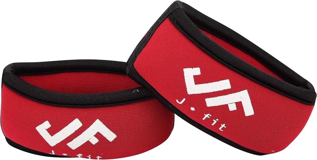 JFIT Wrist Weight Pair  Set of 2, Wrist Straps for Fitness, Walking, Workout  Multiple Size and Weight Options  Comfortable, Breathable, Moisture Absorbent Weight Straps for Men and Women (1 lb)