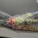 Melissa & Doug Rainbow Giraffe Lifelike Plush, Lifelike Stuffed Animal - Giraffe