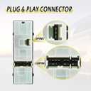 Vurkcy 25401-9N00D Front Power Window Switch Master Button Control Compatible with 2009-2012 Nissan Maxima, Infiniti 2007-2008 G35/ 2009-2013 G37/ 2011-2012 G25/ 2015 Q40 Orange Backlight 4 AUTO