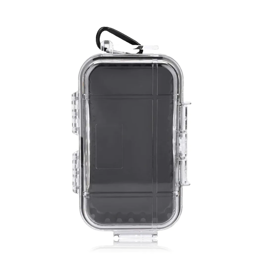 Dry Box Outdoor Waterproof Airtight Storage Case Hard Shell Wet Dry Box Carry Box Tackle Organization for Camping, Fishing