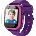 cjc 4G Smart Watch for Kids with GPS Tracker, Globally Applicable, Texting and Calling, Kids Watch for Ages 4-12 - Includes Video Call, Chat, SOS Alerts, App - Fun & Educational Birthday Gift Idea (Purple)