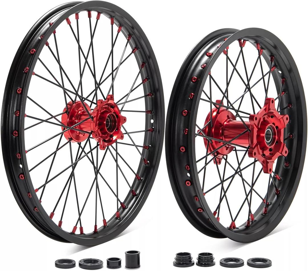 TOFR 21" & 19" Complete Wheel Set Rims Hub Spokes for Honda CRF250R CRF450R 2014-2025