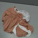 Blissful Diary Baby Car Seat Cover, Extra Large Mesh Window, Breathable Muslin Cotton, Infant Windproof Canopy-Dusty Pink