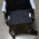 Medline Comfortable Folding Wheelchair with Swing-Back, Desk-Length Arms and Elevating Footrests, 20”W x 16”D Seat