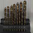 Metric M42 8% Cobalt Twist Drill Bits Set for Stainless Steel and Hard Metal (1mm-10mm/19pcs)
