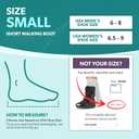 BraceAbility Short Walking Boot - Orthopedic Medical Walker Cast for Broken Toe Injuries, Sprained Ankles, Metatarsal Stress, Post-Op Support Left or Right Foot Fracture Shoe Fits Men and Women (S)