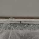 Crystal Crush Diamond Mirror-40 x28 Silver Mirror, Gorgeous Wall Mirror, Rectangle Mirrors for Wall Bathroom, Bedroom, Dining Room and Living Room