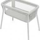 Chicco LullaGo Anywhere Portable Bassinet, Lightweight, Space-Saving with Waterproof Mattress and Fitted Sheet, Travel-Friendly, Includes Carry Bag, Lyric/Beige