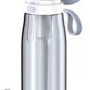 PHILIPS Filtered Water Bottle, BPA-Free Tritan Plastic Water Bottles, Replaces 450 Plastic Water Bottle with Reusable GoZero Everyday Water Filter, Portable Filtering Bottle for Travel, 22 oz, Blue