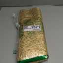 Set of 12 Woven Gold Placemats Hollow Out Holiday Metallic Mats Golden Round Placemats Handmade Mesh Napkin Rings Holder Gold Napkin Rings for Weddings Dinner Table Parties