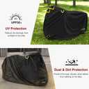 Puroma Bike Cover for 1/2/3 Bikes, 210D Waterproof Outdoor Storage Bicycle Covers Rain Sun UV Dust Wind Proof with Lock Hole for Mountain Road Electric Bike