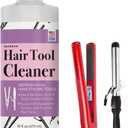 16oz. Iron Cleaner Solution - Keep Styling Tools Working Effectively with Hot Iron Cleaner - Made in USA for Curling & Flat Irons - Cosmetology Supplies