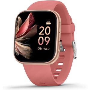 FITVII Health & Fitness Tracker (Answer/Make Calls), Smart Watch with 24/7 Heart Rate and Blood Pressure, Sleep Tracking, Blood Oxygen Monitor, 120+ Sport Modes Activity Tracker for Women Men (Copper Rose)