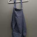 MOZAH 100% Organic Cotton Muslin Nursing Cover for Baby Breastfeeding, Breathable 100% Cotton Breastfeeding Cover with Rigid Hoop for Mother Nursing Apron, Multi-use Carseat Canopy (Blue Mirage)