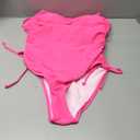 Viottiset Women's Ruched High Cut One Piece Swimsuit Tummy Control Bathing Suit Monokini (Large)