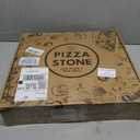 16 inch Pizza Stone with Handles & Dough Tool - Baking Stone for Bread, 16 inch Round Stone