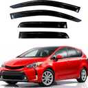 KPY Rain Guards Fit for 2012-2017 Toyota Prius V, Out-Channel Window Visors Vent Wind Deflectors 4PC, Car Accessories for 12-17 Prius V (Prius V Model Only)