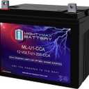 ML-U1-CCA -12 Volt, 200 CCA, Nut and Bolt (NB) Terminal, Rechargeable SLA AGM Battery