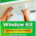 Duck Brand Rolled Window Insulation Kit: 62 in. x 210 in. (Clear) / 5 pieces
