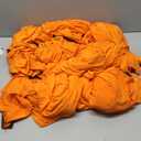 HAINARverS Folding Chair Covers for Wedding, 10pcs Stretch Spandex Washable Fabric Chair Cover, Decoration Chair Cover for Wedding, Party, Banquet, Birthday, Conference, EventOrange, 10 PCS