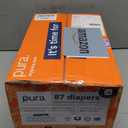 Pura Hypoallergenic Diapers, Size 2 (7-13 lbs) Totally Chlorine Free, Wetness Indicator, Suitable for Sensitive Skin, Soft Organic Cotton, Overnight, 3 Packs of 29 (87 Baby Diapers)