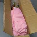 6.6ft Round Backdrop Stand and Cameo Brown Covers 1 Stable Balloon Arch Stand with Base and 1 Polyster Circle Arch Cover Metal Wedding Arch Backdrop Stand Frame for Party Baby Shower Garden Decoration