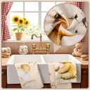 36 Pcs Baby Shower Reusable Paper Towels Rolls Washable Bulk Baby Shower Prizes We Can Bearly Wait Teddy Bear Kitchen Towels Paperless Reusable Cloth Cotton Napkin with Cardboard for Kitchen