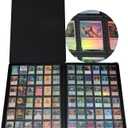 36Pocket Ringless Trading Card Binder Holds 2304 Cards, SideLoading Black Pages, Zipper Collection Album for TCG & Sports Cards
