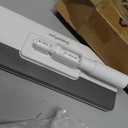 Snap Grip Flat Mop, Clamp Mop Any Cloth, Telescopic Wet Dry Hardwood Tile